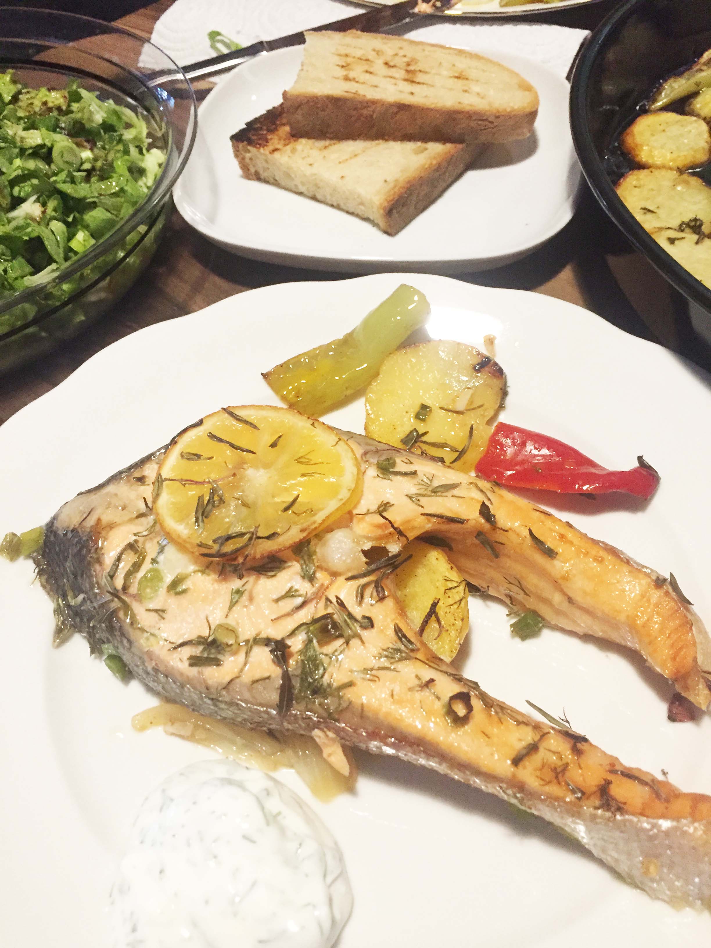 Fırında Kolay Somon