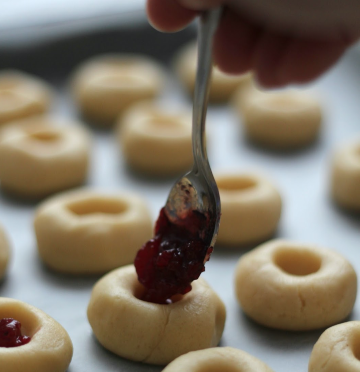 Kızılcık Marmelatlı Kurabiye